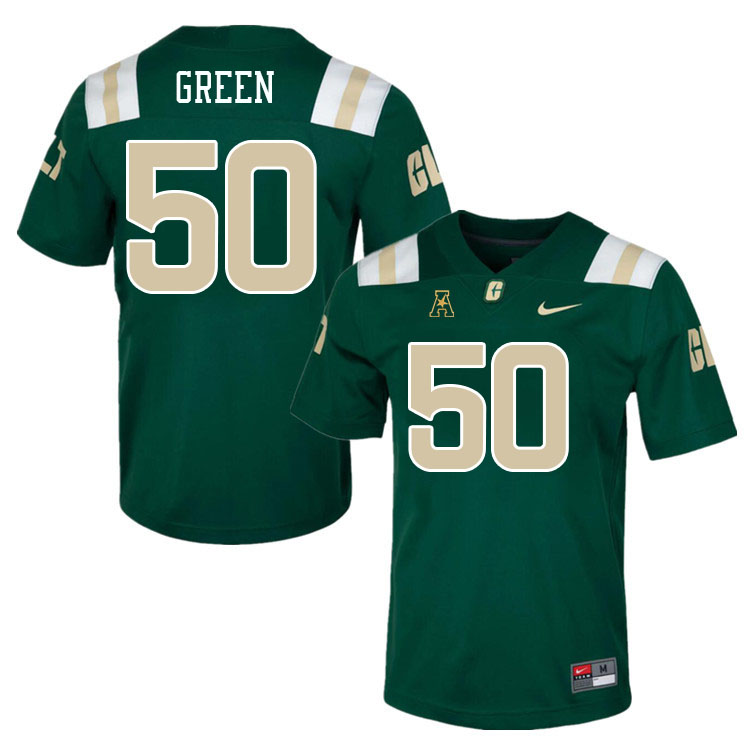 Charlotte 49ers #50 Ja'Khi Green College Football Jerseys Stitched Sale-Green